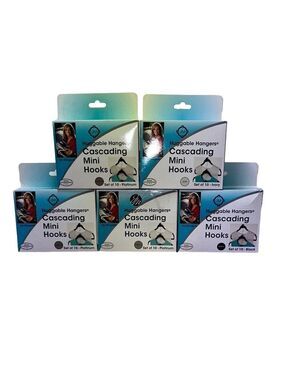CASCADING MINI HOOKS “Huggable Hangers”
5 Boxes! Set of 10 in each box!